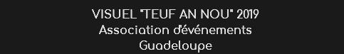 VISUEL "TEUF AN NOU" 2019
Association d'événements
Guadeloupe