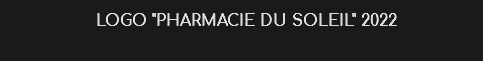 LOGO "PHARMACIE DU SOLEIL" 2022